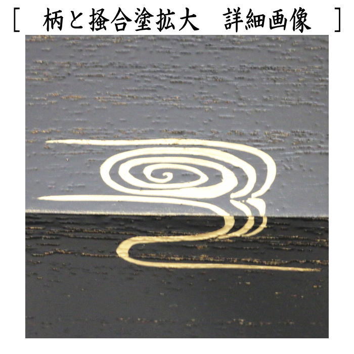 ◎【茶器/茶道具 菓子器】 干菓子器 四方盆 巻水蒔絵 鵬雲斎好写し 吉田一峰作 本漆塗り