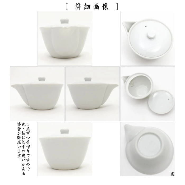 【煎茶道具 急須】 宝瓶 白磁