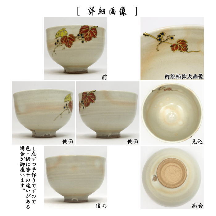 【茶器/茶道具 抹茶茶碗】 御本手 山の実 山川敦司作(泉涌寺窯) (蔦)