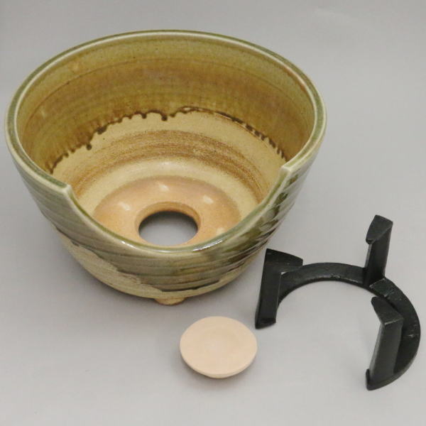 茶器/茶道具セット 紅鉢（瓶掛）】 信楽焼き 紅鉢 9寸 西尾香舟作 