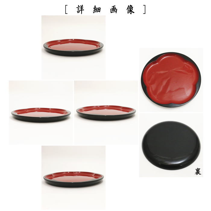 【茶器/茶道具 菓子器】 干菓子器(干菓子盆) 紅梅盆 塚本規義作