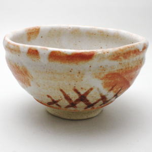 【茶器/茶道具 抹茶茶碗】 志野焼き 加藤弥右衛門作(大萱窯)