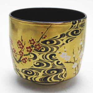 茶器/茶道具 抹茶茶碗】 筒茶碗 光琳梅 宮地英香作 – 今屋静香園