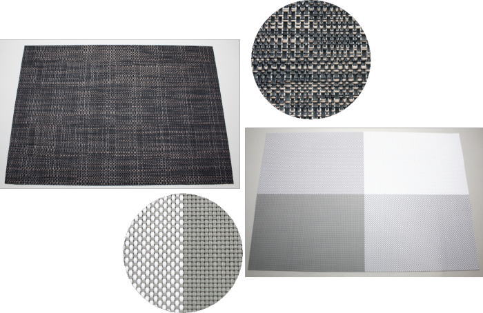 【ランチョンマット】 ランチマット メッシュ又はホワイト市松 (プレースマット(place mat))