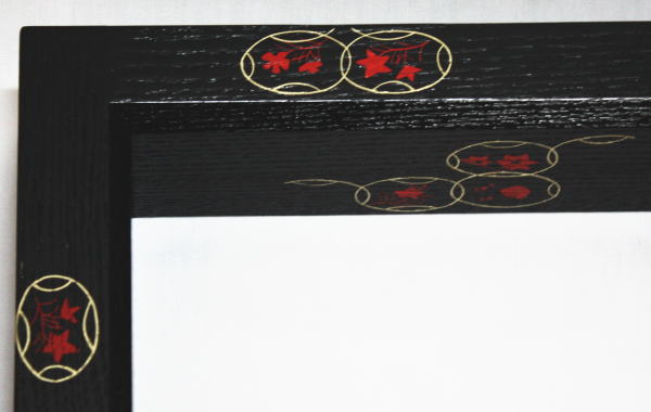 【茶器/茶道具 炉縁】 掻合 七宝草花 (柿合わせ・柿合せ・柿合・掻き合せ・掻き合わせ・掻合わせ・掻合せ)