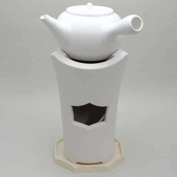 【煎茶道具 湯沸かし/湯沸し】 定番 横手ボーフラ 生地 内水止めあり ベージュ又は白 約360ml