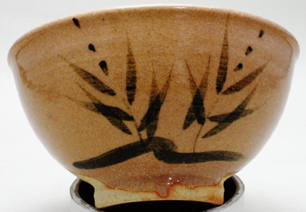 【茶器/茶道具 抹茶茶碗】 絵唐津焼き 井戸型 中里嘉孝作