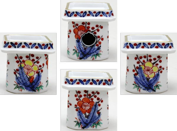 【茶器/茶道具 蓋置】 三宝 高野昭阿弥作 和楽庵