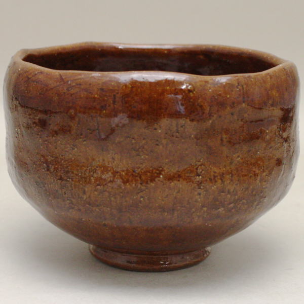 【茶器/茶道具 抹茶茶碗】 飴楽茶碗 九谷焼き 伊豆蔵正博作