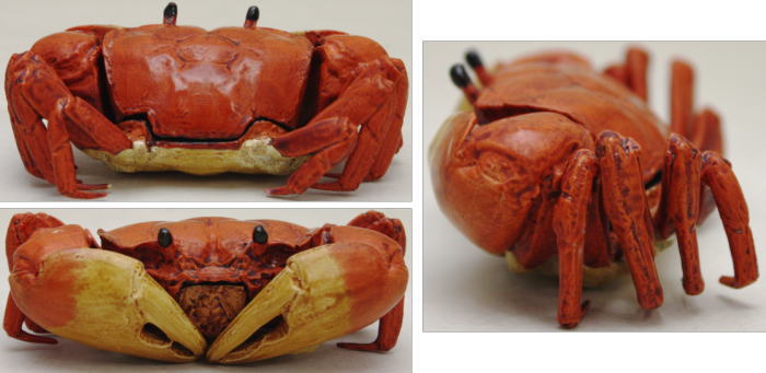 【茶器/茶道具 香合】 蟹 畦地多喜翁作