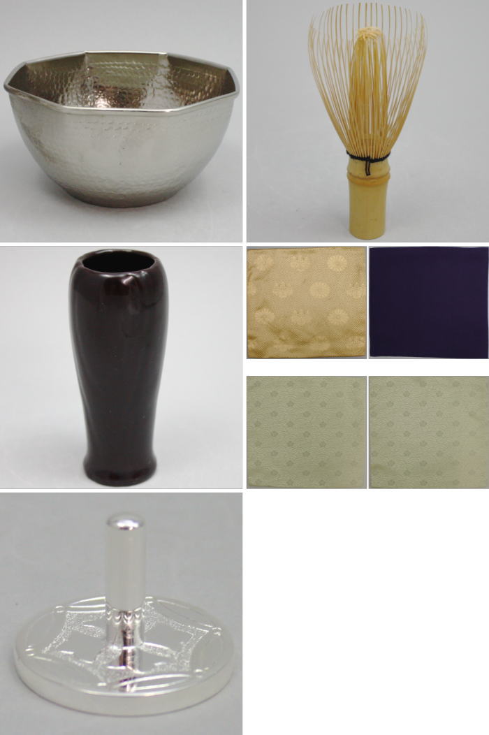 【茶器/茶道具 野立籠セット(野点籠セット)】 御所籠(時代籠) 和田菁竺作