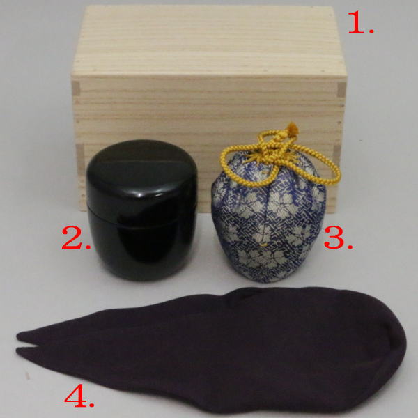【茶器/茶道具 水屋道具】 茶通箱セット 裏千家用