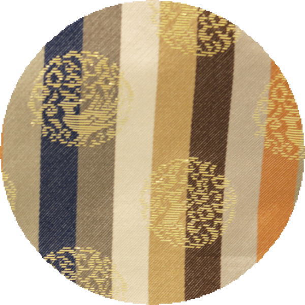 【茶器/茶道具 茶箱道具 茶箱用仕服】 仕服(仕覆) 茶箱用 和久田丸紋