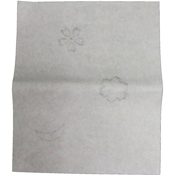 【茶器/茶道具 懐紙】 利休懐紙 雪月花透し 1帖~ 利休懐紙本舗