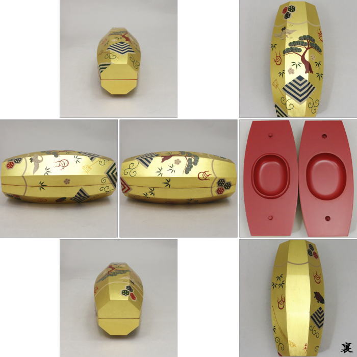 【茶器/茶道具 香合】 ぶりぶり香合 山下甫斎作(塗師)