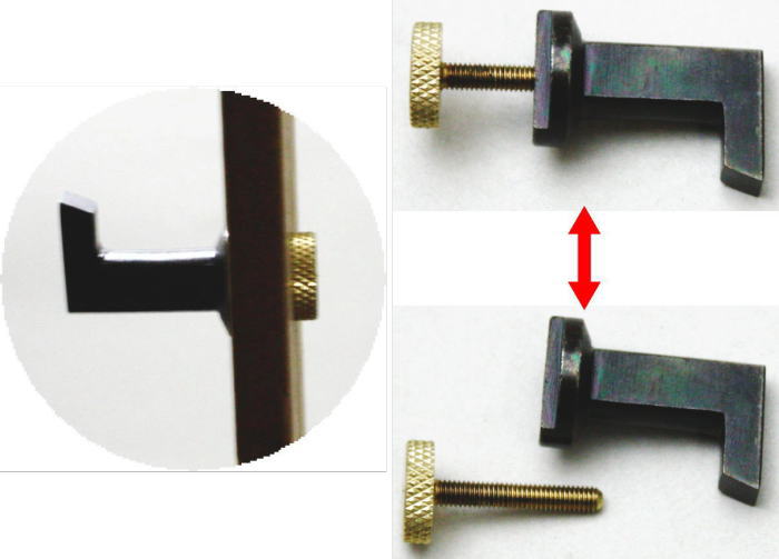 【茶器/茶道具 部品】 自在掛用 垂發用釘(すいはつ用釘) 上下の移動可 (杉垂発・杉垂發・杉すいはつ)