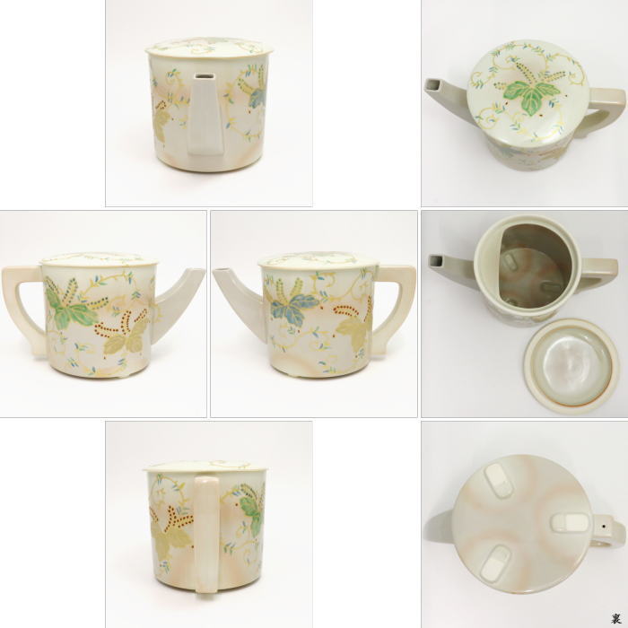 【茶器/茶道具 水次(水注)】 片口水次 御本 桐唐草