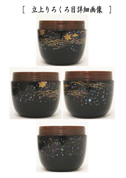 【茶器/茶道具 なつめ(お薄器)】 大棗 柴舟蒔絵 青貝入 内轆轤目(ろくろめ) 坂田峰俊作