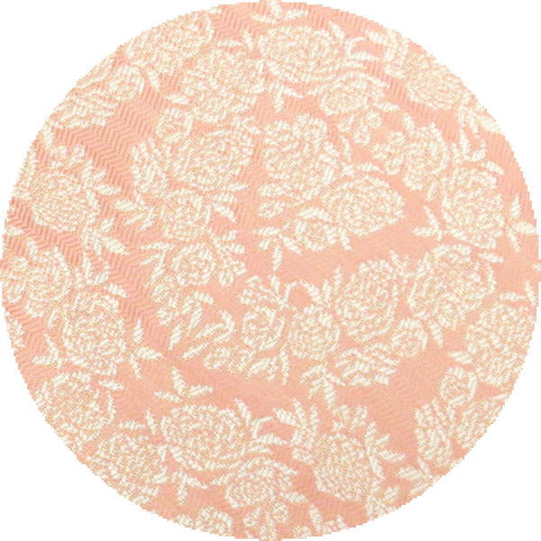 【茶器/茶道具 数奇屋袋(数寄屋袋)】 正絹 木香バラ文様 (木香ばら、木香薔薇、木香茨)