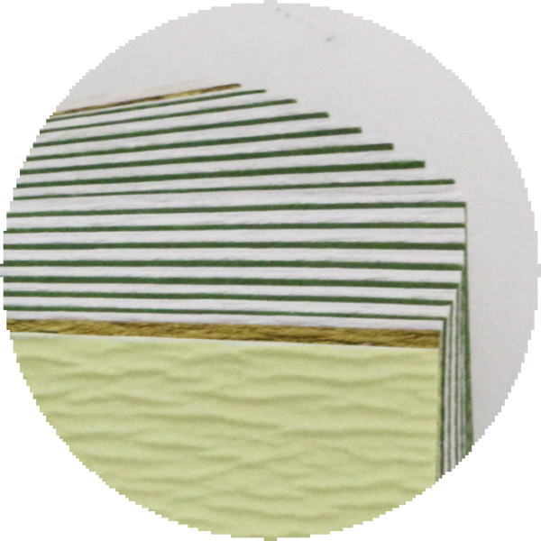 【茶器/茶道具 炭道具】 紙釜敷き 檀紙 若草色 山崎吉左衛門作