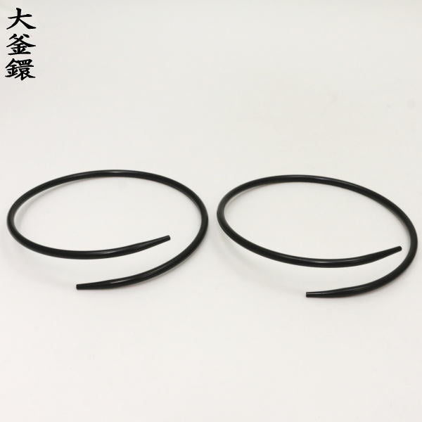 【茶器/茶道具 釣釜道具セット】 (弦手)釣り手セット 釣手 石目&環 裏千家用