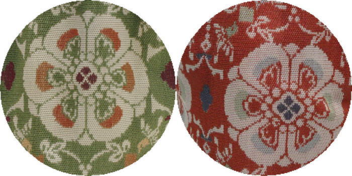 【茶器/茶道具 茶入(お濃茶器)】 茄子茶入 仕服:花鳥梅花文錦(かちょうばいかもん) 2種類より選択 龍村美術織物裂使用 nasu