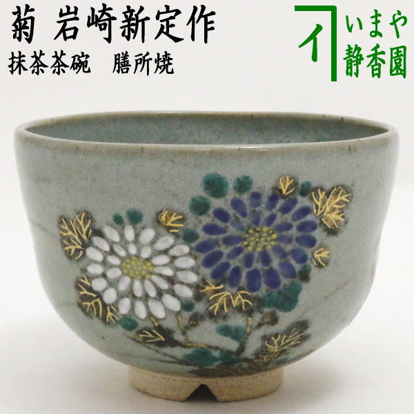 色絵枝垂桜茶碗 膳所 陽炎園 茶道具 - 陶芸