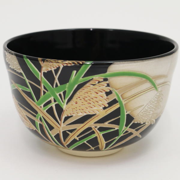 茶道具　お茶碗　筒茶碗　平茶碗　宮地英香 美品 茶道具 数茶碗（かずちゃわん） 数茶碗 新色変 瓔珞紋 5客 宮地