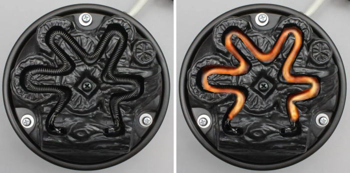 【茶器/茶道具 電熱器/電気炭】 ヤマキ電器 嬉楽 風炉用 五徳なし 500W 裏千家・表千家兼用