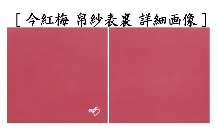 【茶器/茶道具　帛紗　干支「午」】　干支友禅帛紗（干支帛紗）　佐保路　正絹　午　赤又は縹又は今紅梅又は紅樺　4種より選択　（干支午　御題明）　（袱紗・服紗・ふくさ）　（干支　午・馬）