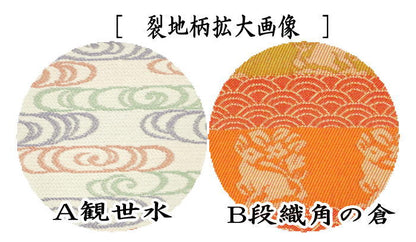 【茶器/茶道具　帛紗ばさみ＆古帛紗＆菓子切楊子】　3点同柄セット　正絹　観世水又は段織角の倉　（服紗ばさみ・袱紗ばさみ・帛紗入れ・服紗入れ・袱紗いれ・懐紙入れ・古服紗・古袱紗・菓子楊枝・菓子楊子・菓子切楊枝・菓子切楊子）