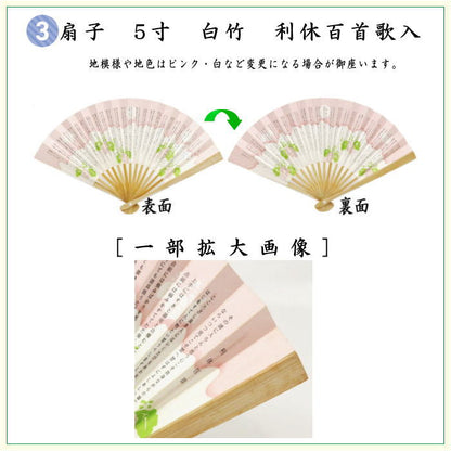 【茶器/茶道具セット　茶道初心者用】　送料無料　各流派　5点入門者パンダ柄セット　（クリアーケース入物付）　3種類より選択