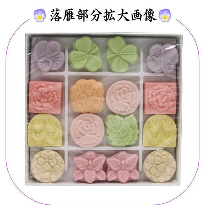 【お菓子　和菓子/干菓子】　落雁（らくがん）　和三盆糖　花乃香（かのん）　ばいこう堂