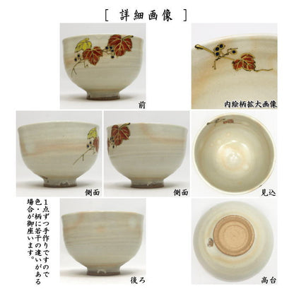 【茶器/茶道具　抹茶茶碗】　御本手　山の実　山川敦司作（泉涌寺窯）　（蔦）