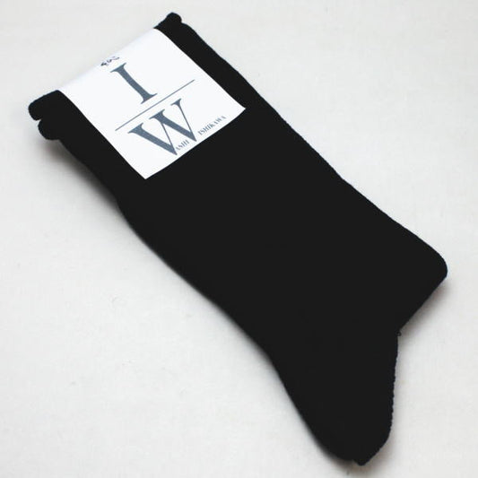 [Daily necessities/miscellaneous goods socks] Washable paper products Japanese paper socks long (black) S-M No elastic