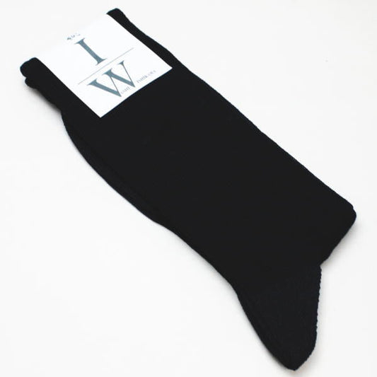 [Daily necessities/miscellaneous goods socks] Washable washi socks, black, M-L, for men and unisex