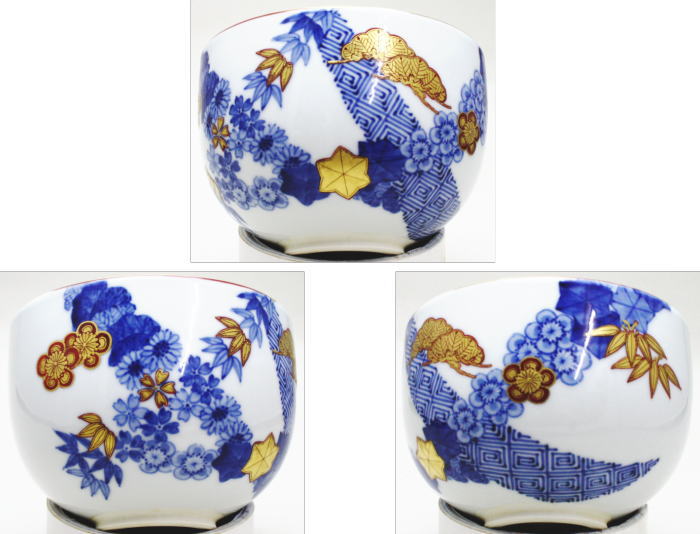 茶器/茶道具 抹茶茶碗】 祥瑞金襴手 小峠葛芳作（丹山窯） – 今屋静香園