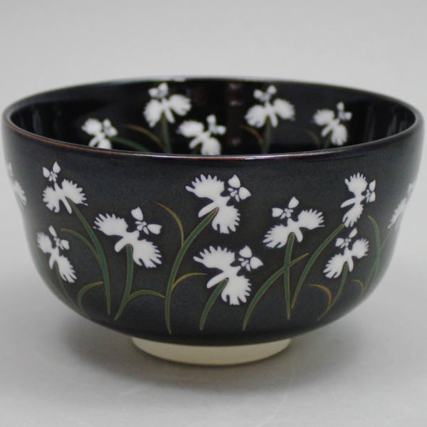 赤沢露石　若松仁清茶碗 赤沢露石 若松仁清茶碗