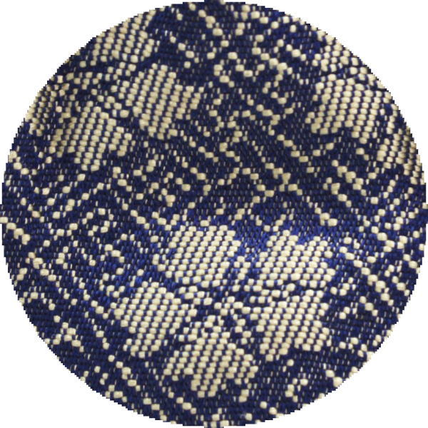 象牙取引確認書へのご署名が必要な商品【茶器/茶道具　茶入（お濃茶器）/長緒茶入】　瀬戸焼き　内海茶入　長谷川青峯作　仕服：藤種緞子