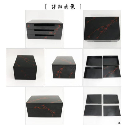 [Tea utensils/tea ceremony tools, confectionery utensils] Dengaku box, willow lacquerware