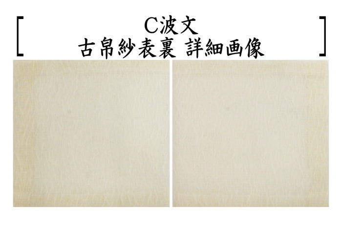 茶器/茶道具 古帛紗】 夏用 絽織り 紗綾形地文又は麻の葉又は波文又は
