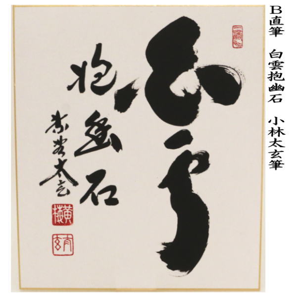 大徳寺塔頭 小林太玄直筆（瀧直下三千丈）共箱 Rakuten - 書