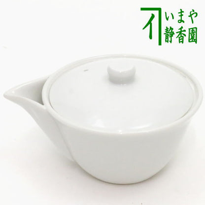 【煎茶道具　急須（宝瓶・ほうひん）】　宝品急須　白磁