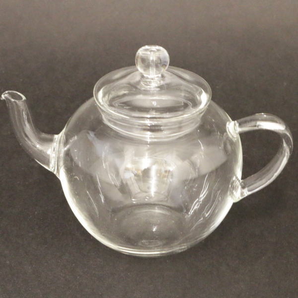 Limited Edition [Sencha Tea Utensils Teapot] Back Teapot Glass Green Ball Round Heat Resistant Glass