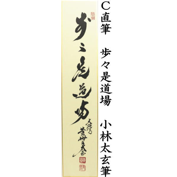 短冊　まとめ　19点 茶器/茶道具 短冊】 直筆 一期一会又は蓬莱五彩雲又は歩々是道場 小林