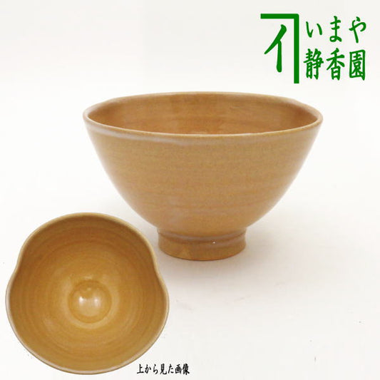 [Tea utensils/tea ceremony tools Matcha tea bowl] Hagi ware Ofuku tea bowl by Ken Komatsu (Furaibou Kiln)