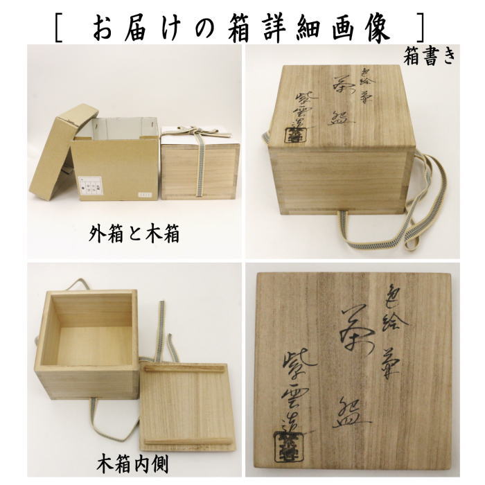 【茶器/茶道具　抹茶茶碗】　菊　橋本紫雲作